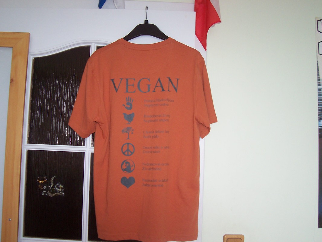 Vegan Shirt fan pic Czech Republic
