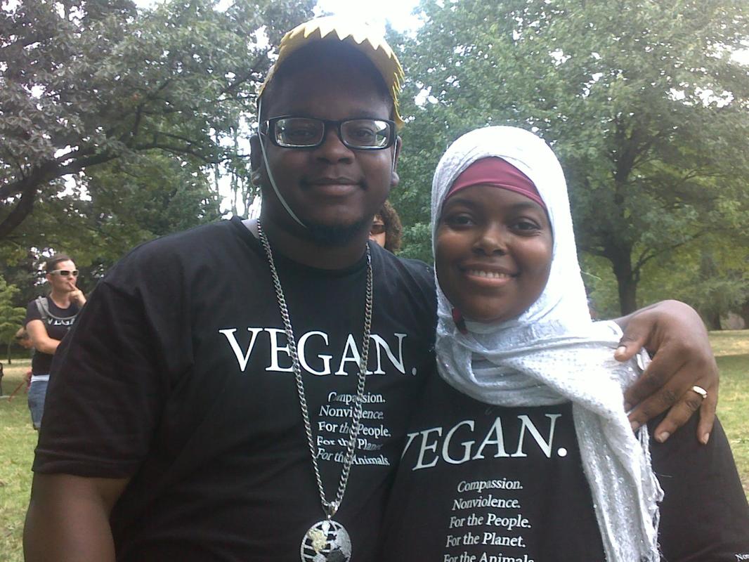 Vegan tshirt couple